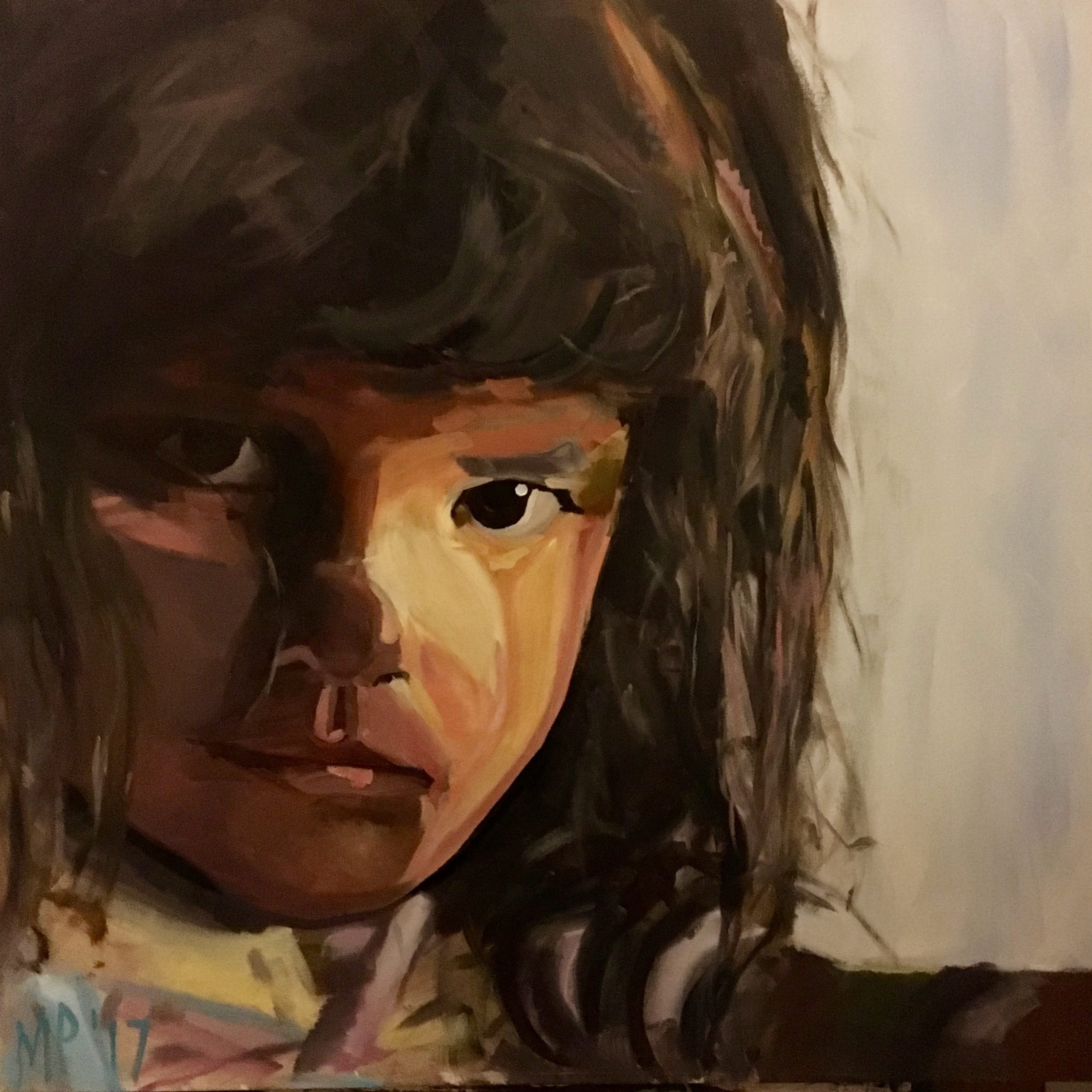 GIRL 01 – OIL ON CANVAS – 80X80CM – 2017