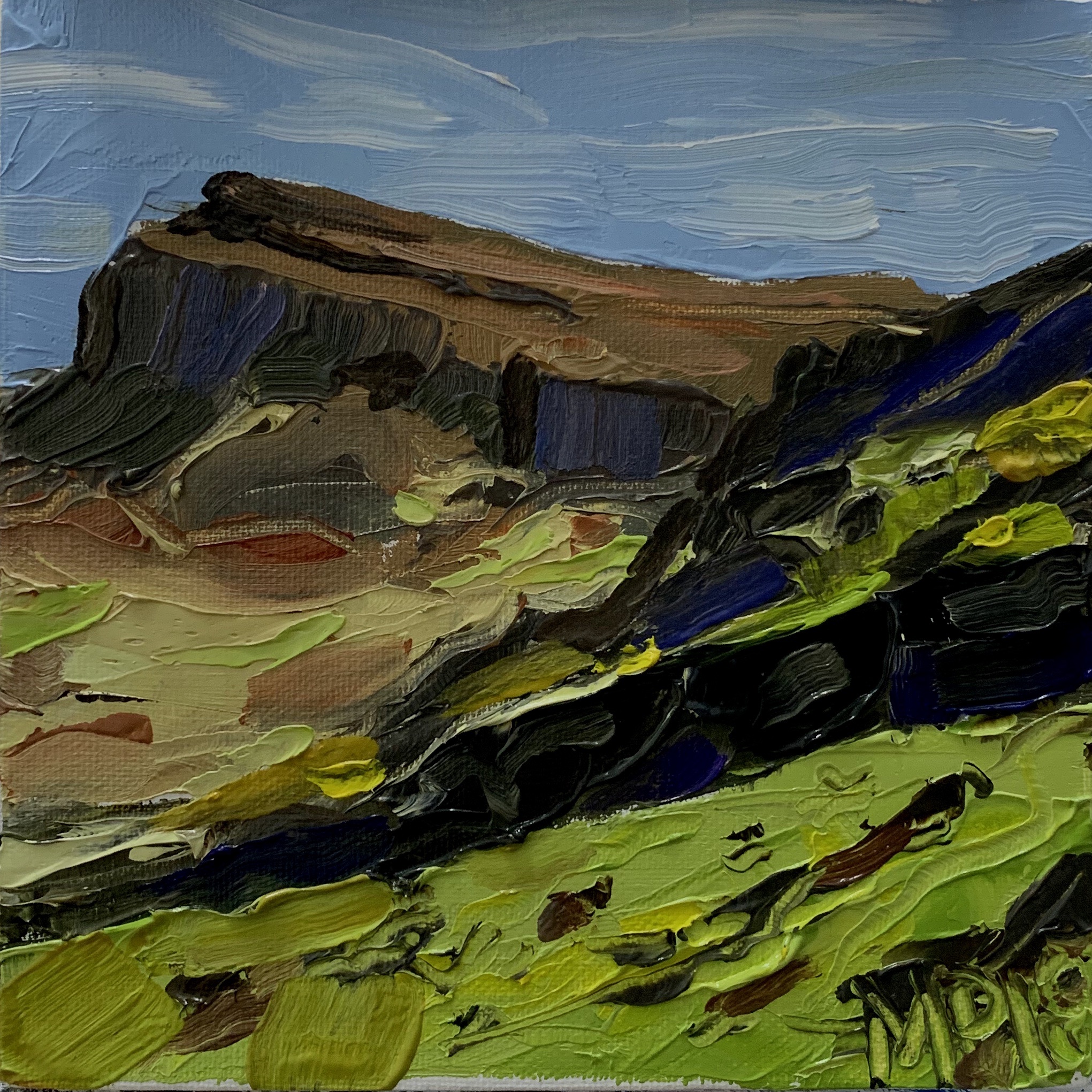 QUIRAING, SCOTLAND – OIL ON CANVAS – 20X20CM – 2018